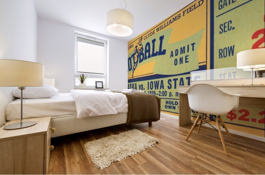 1939 Iowa State vs. Nebraska Mural print