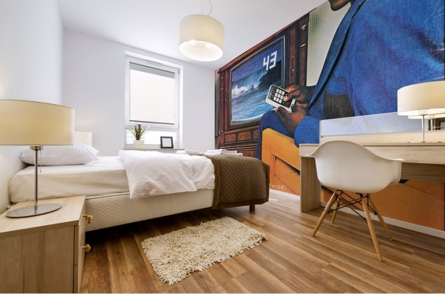 1976 Magnavox Television Hank Aaron Ad Mural print