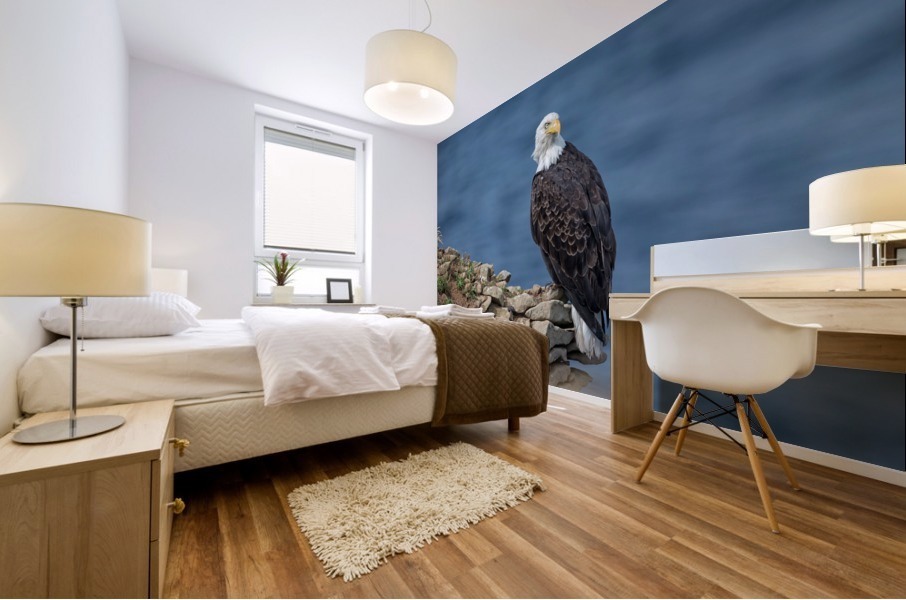 Perched and Proud Mural print