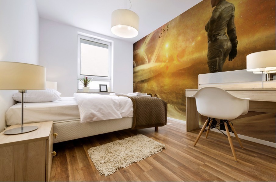 The Goddess Suns Mural print