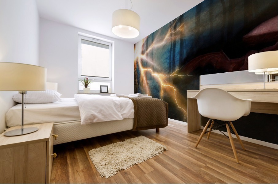 The Hunter Mural print
