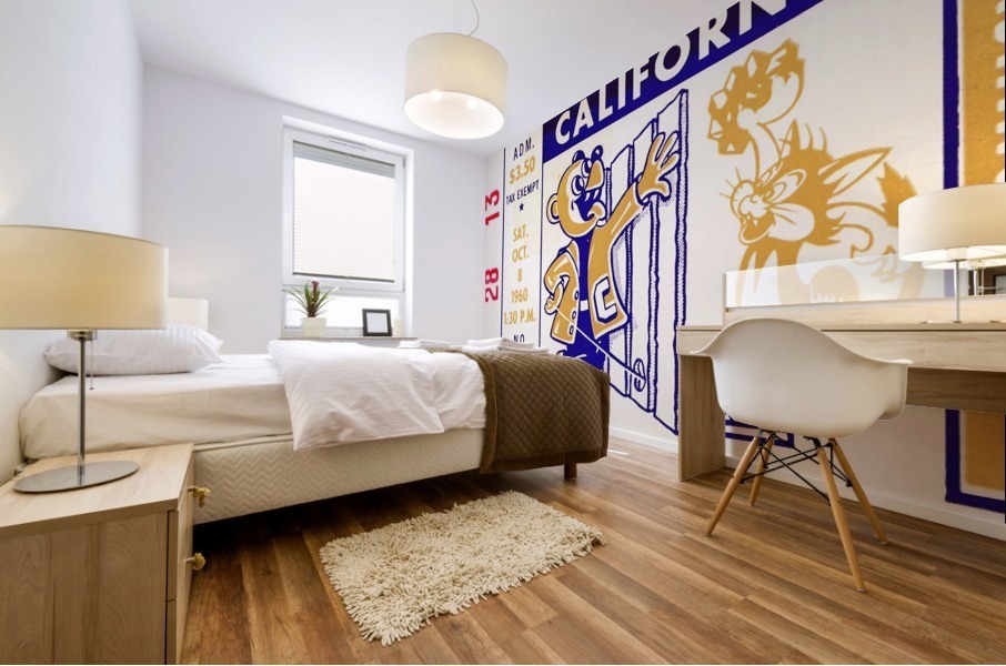 1960 Washington State vs. California Mural print