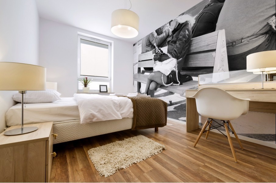 Dimanche Le Long de Champs Elysees Mural print