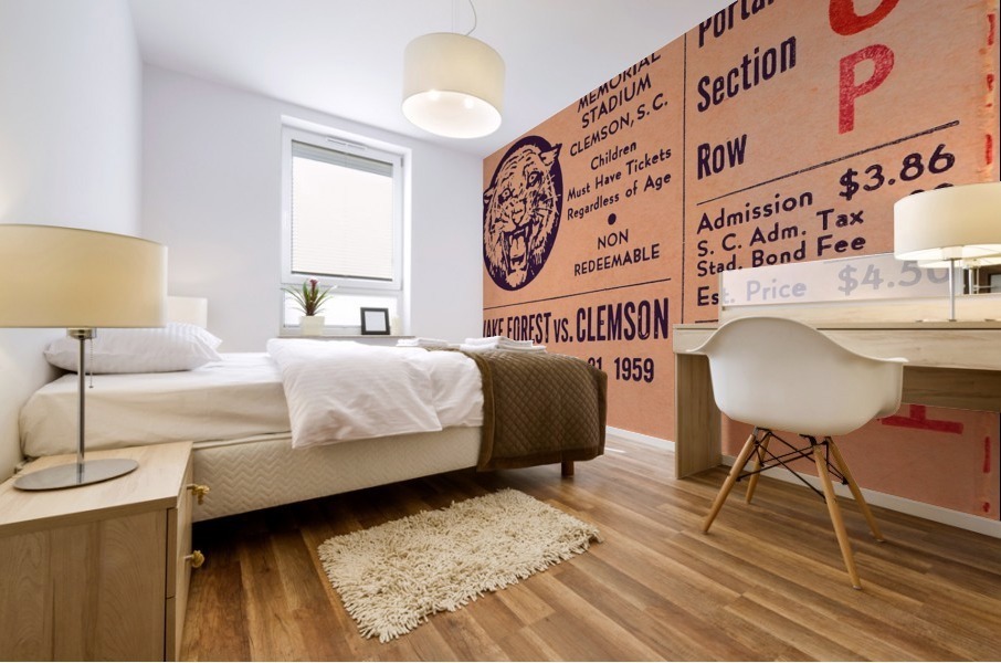 college football gifts Mural print