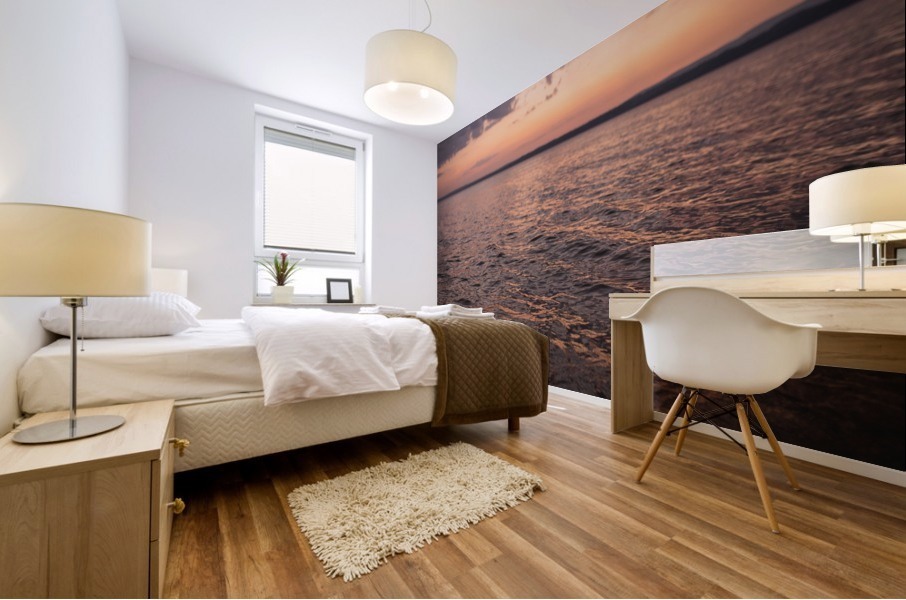Fin de journee sur le Saint-Laurent Mural print