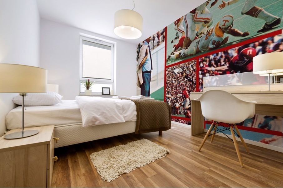 1974 Alabama Football Bear Bryant Art Mural print