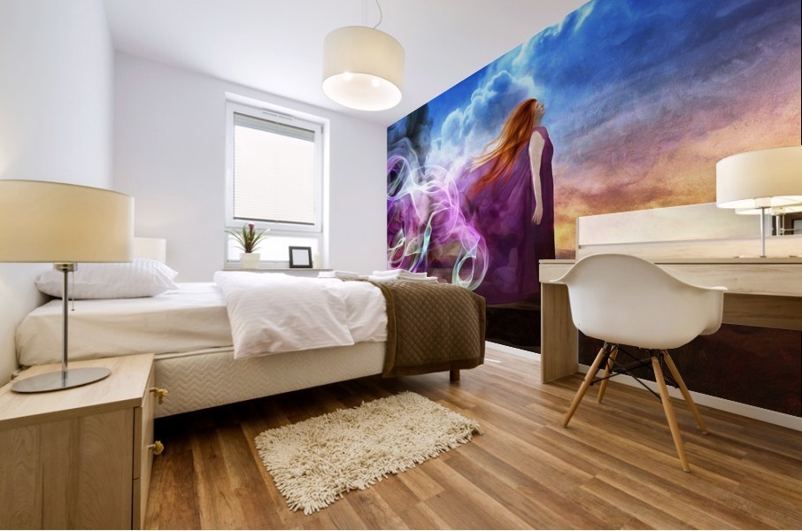 Ascension Lumineuse or Bright Ascent 2020 Version Mural print