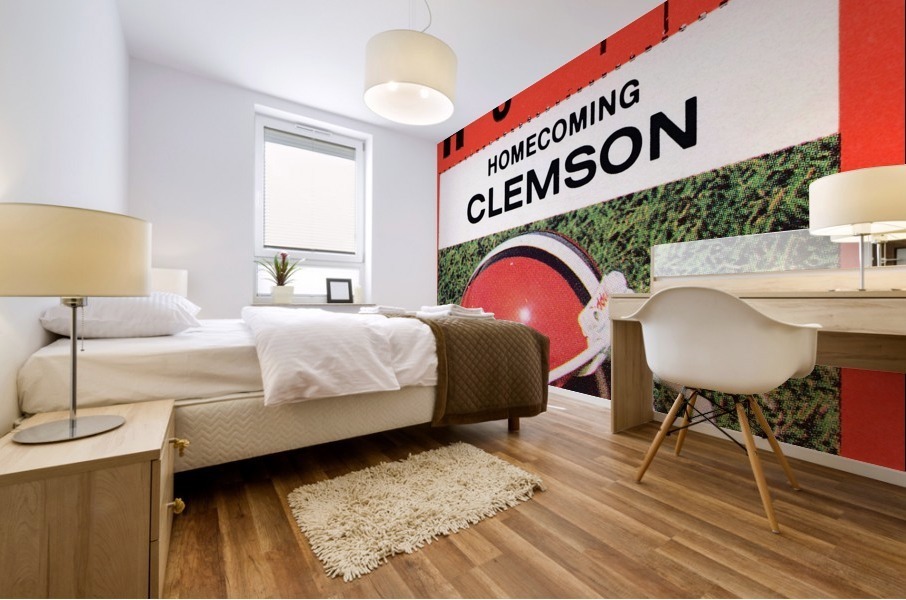 1979 Virginia vs. Clemson Mural print