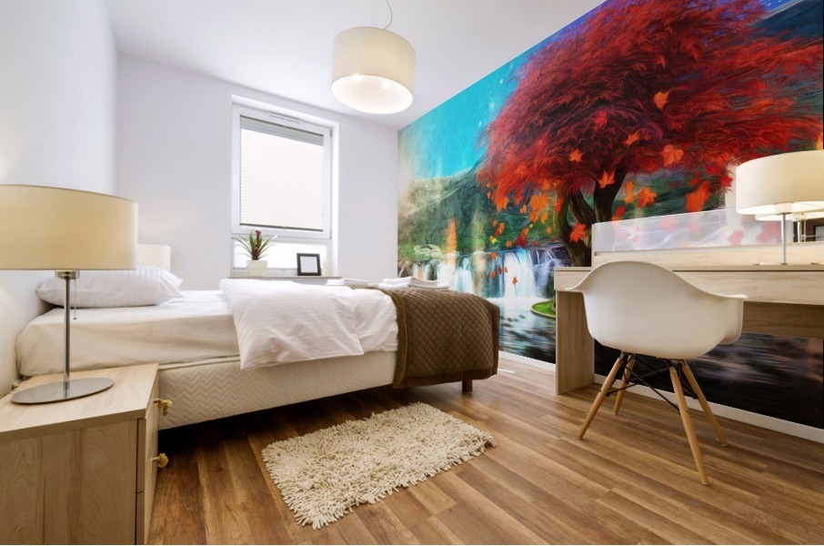 The Leaving Tree Mural print