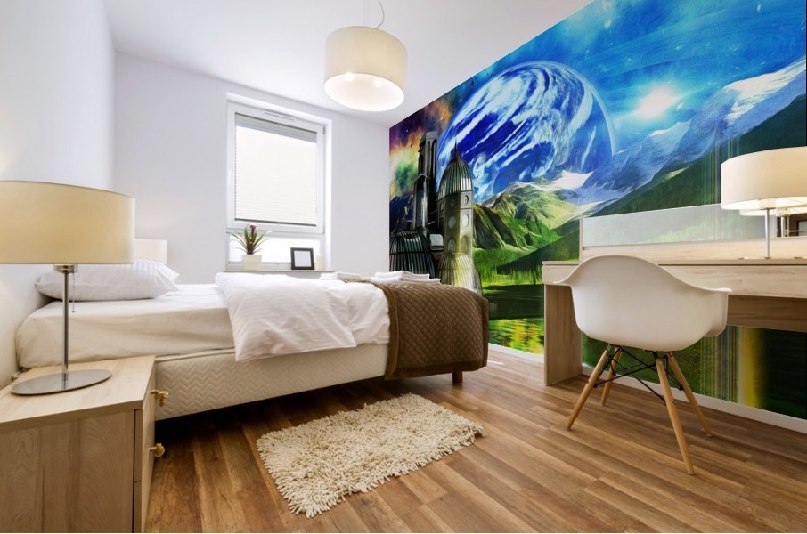 The Altai Vale Mural print