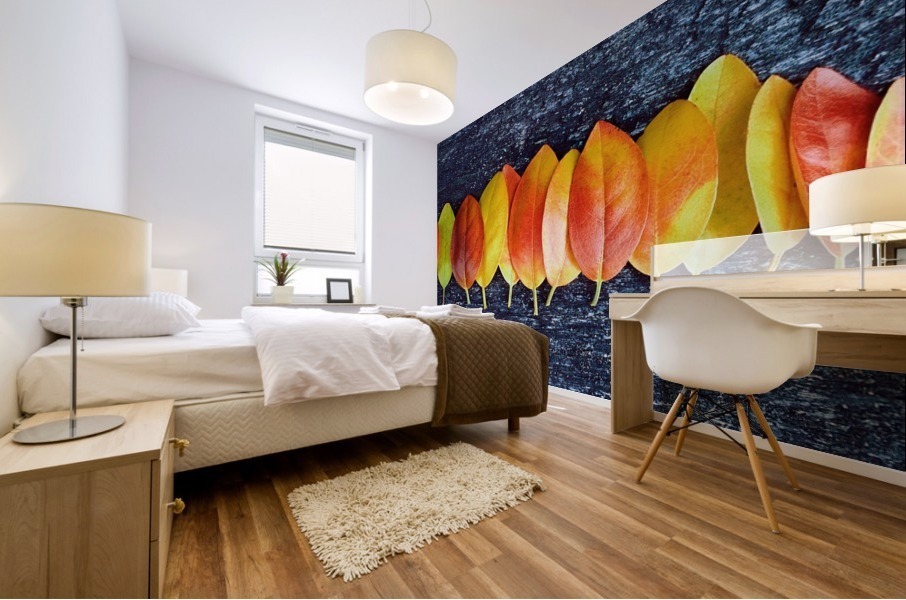 folhas Mural print