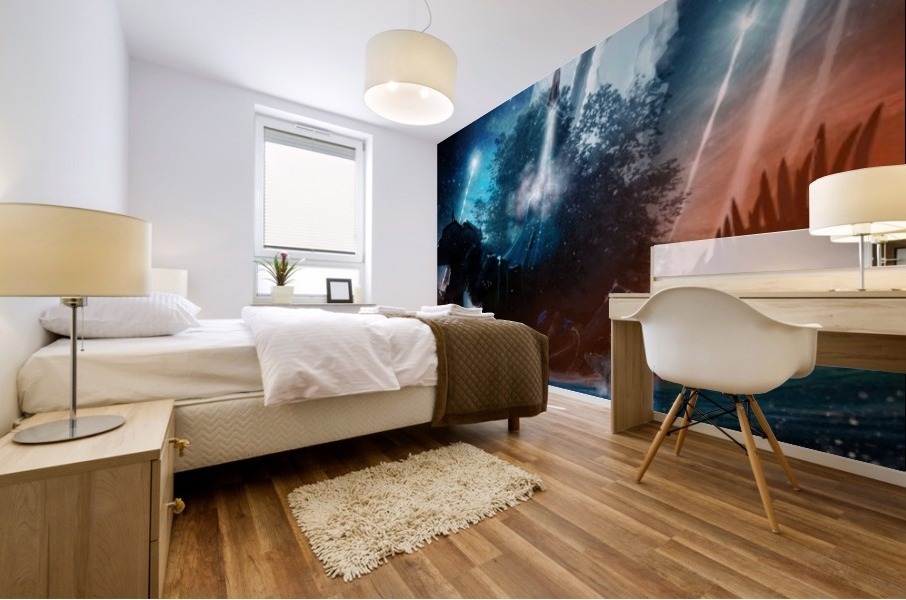 The Stars Are Our Destination Mural print