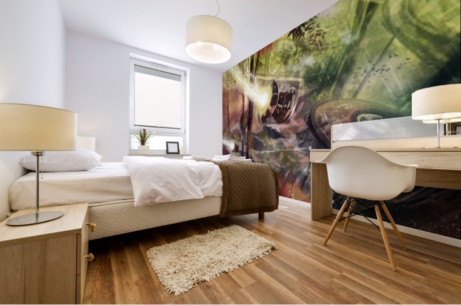Forest Probes Mural print