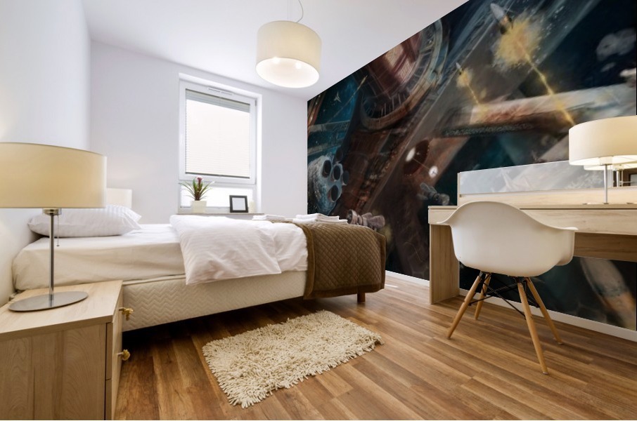 Soviet Space Mural print