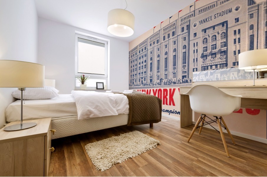 1962 new york yankees world champions Mural print