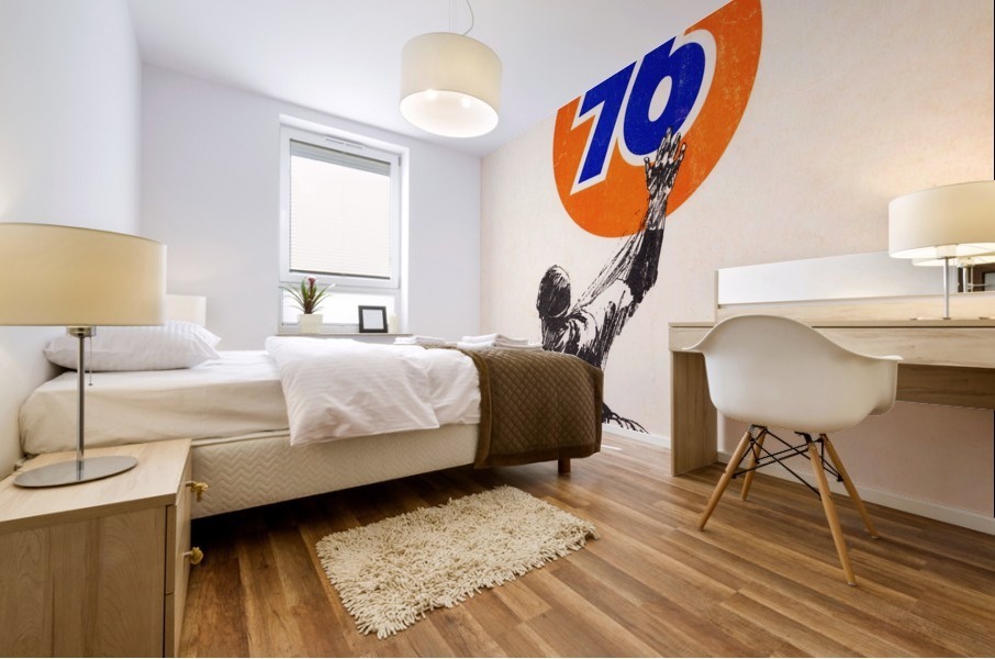 76 gasoline vintage advertisement posters Mural print