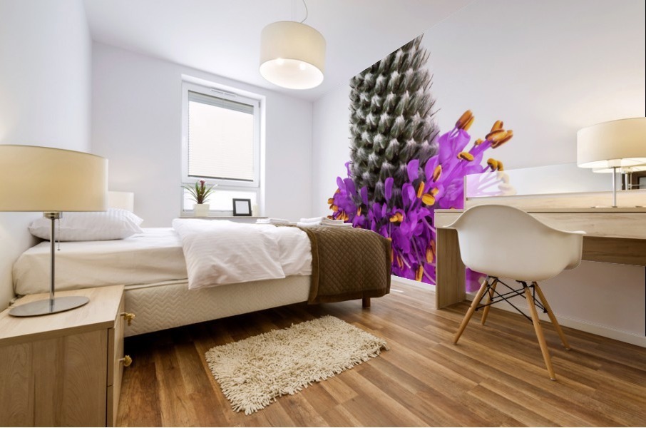 Purple Prairie Clover Mural print