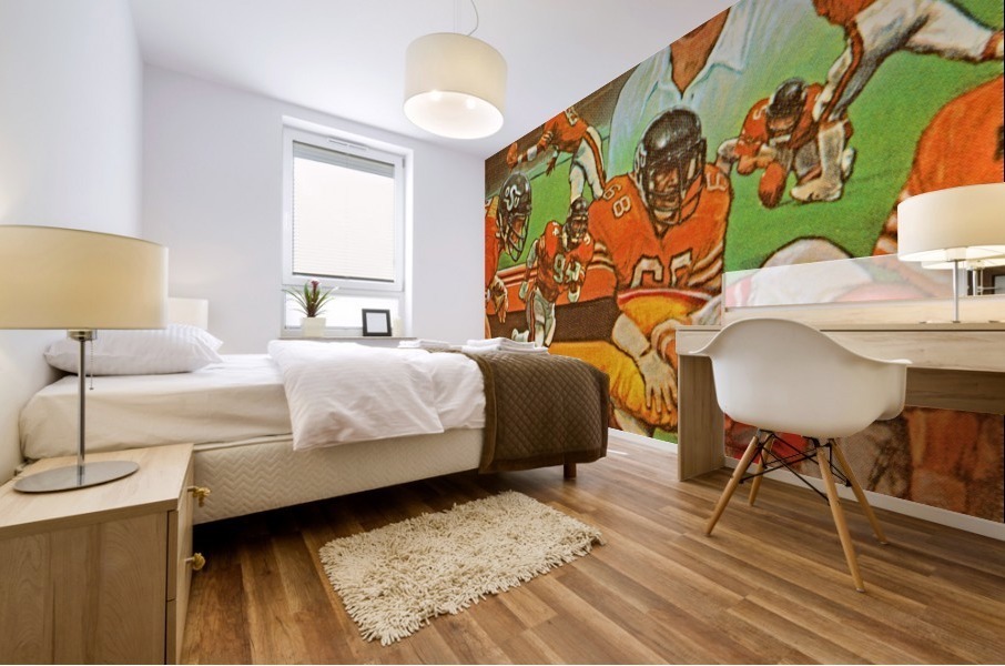 1982 Oklahoma State Football Jimmy Johnson Poster Mural print