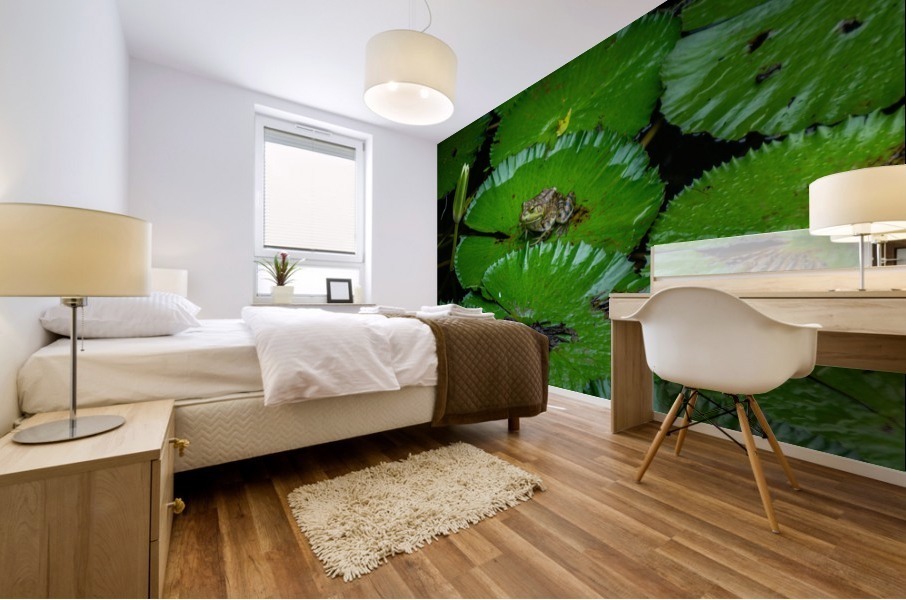 Ribbit Mural print