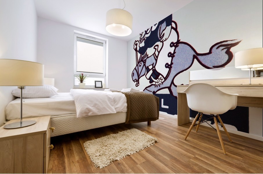 Vintage Dallas Cowboys Art Mural print