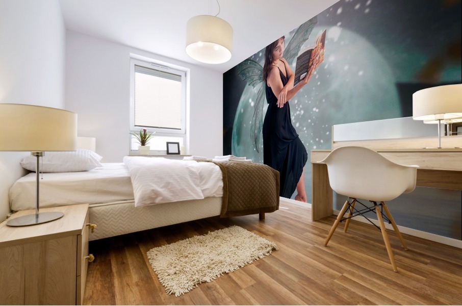 Fairy portrait Mural print