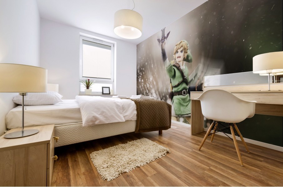 Legend of Zelda - Link in Splash Mural print