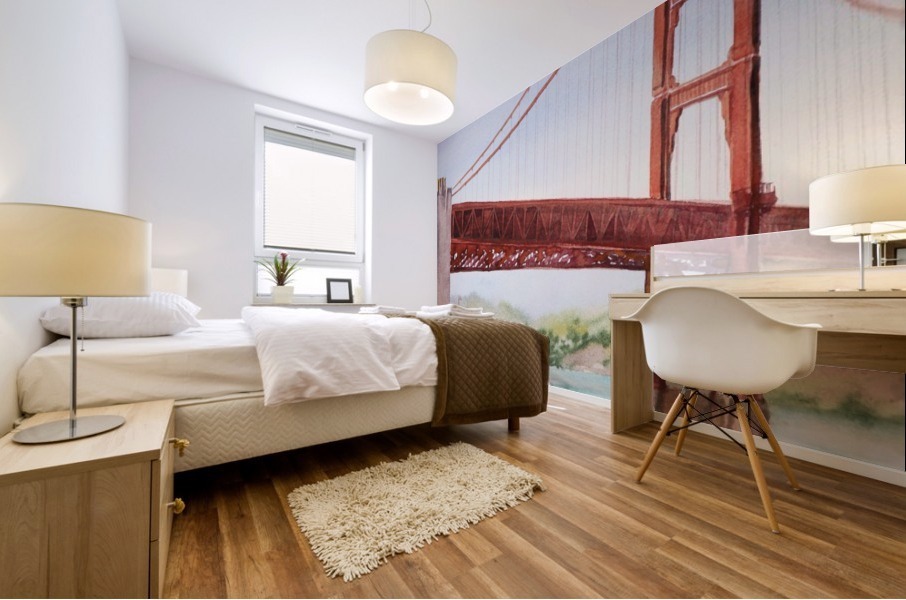 Golden Gate Bridge San Francisco Mural print