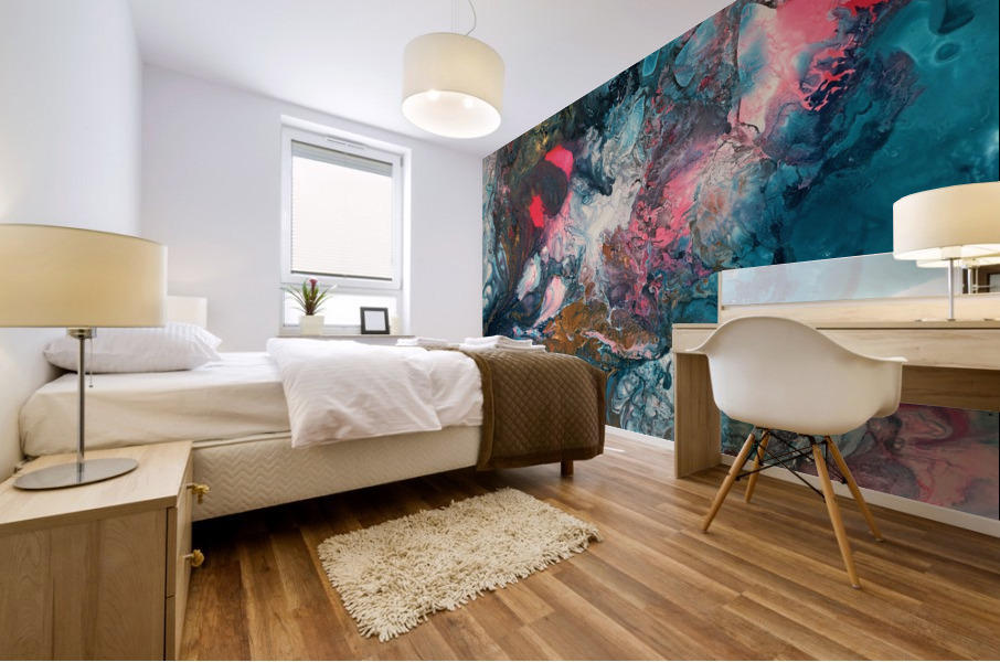 Rapids in motion  Mural print