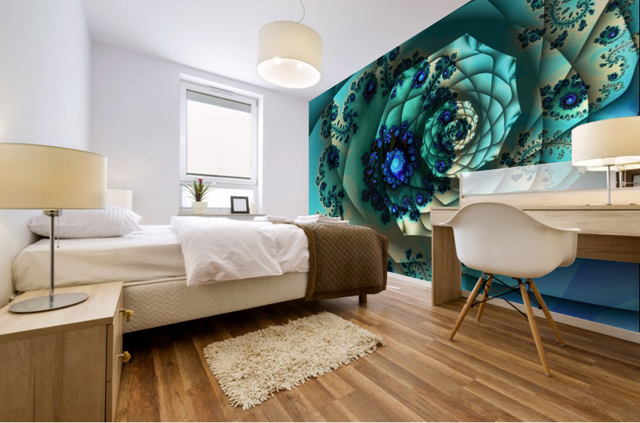 Fractal Flower  Mural print
