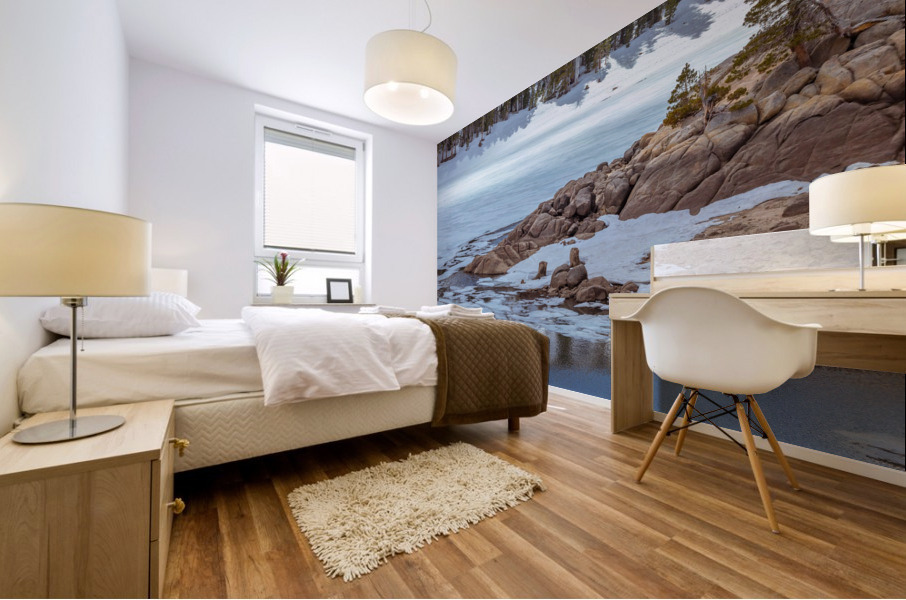 Caples Lake Thaw Mural print