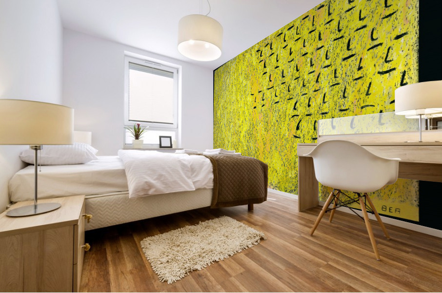 Faces [four] Mural print