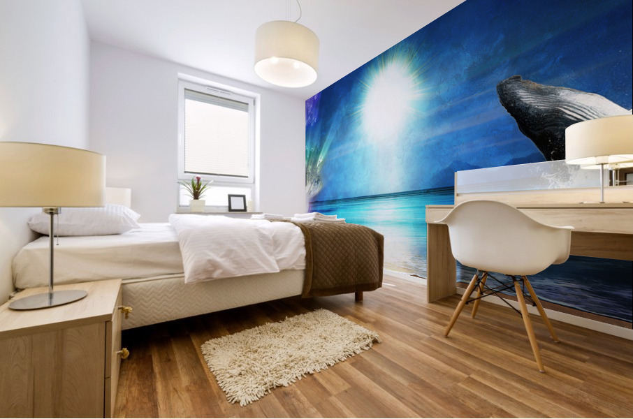 The Light Waters Mural print