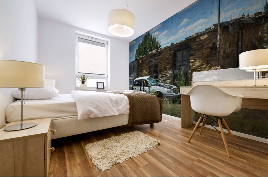 The Station is Closed Mural print