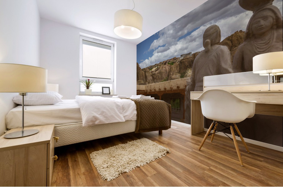 Acoma Pueblo - Abstract Mural print