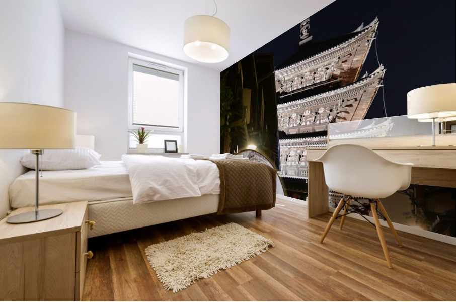 Kyoto  Yasaka Tower Mural print