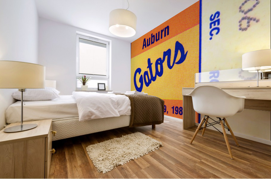 1988 Auburn vs. Florida Mural print