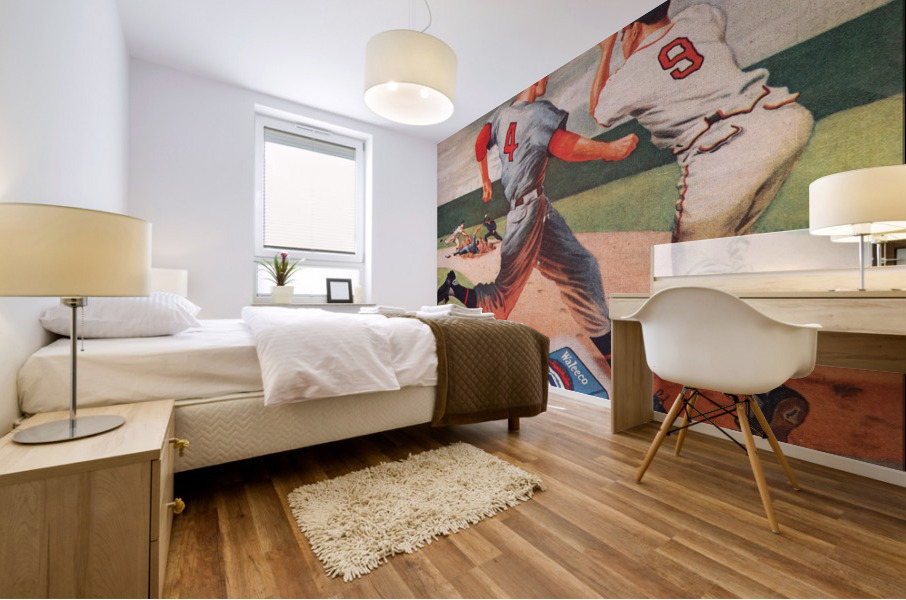 1950 Milwaukee Braves Art Mural print