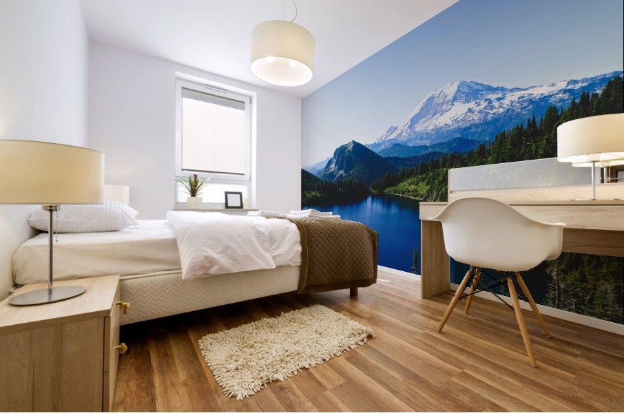 Summit Lake WA Mural print
