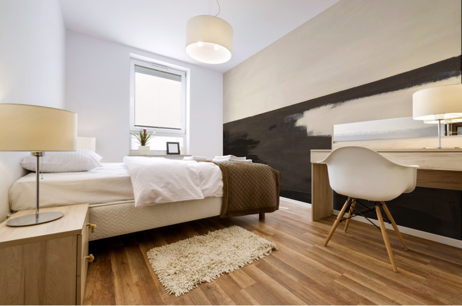 Black and-or white horizon. Mural print