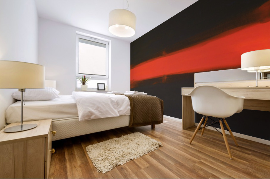 Sunset horizon. Mural print