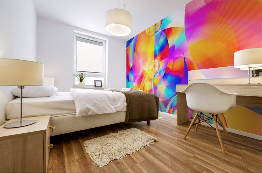4th Dimension - Abstract Art XVII Mural print