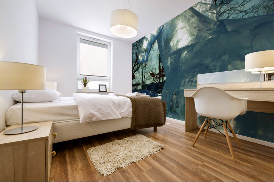 Ice Horse Mural print