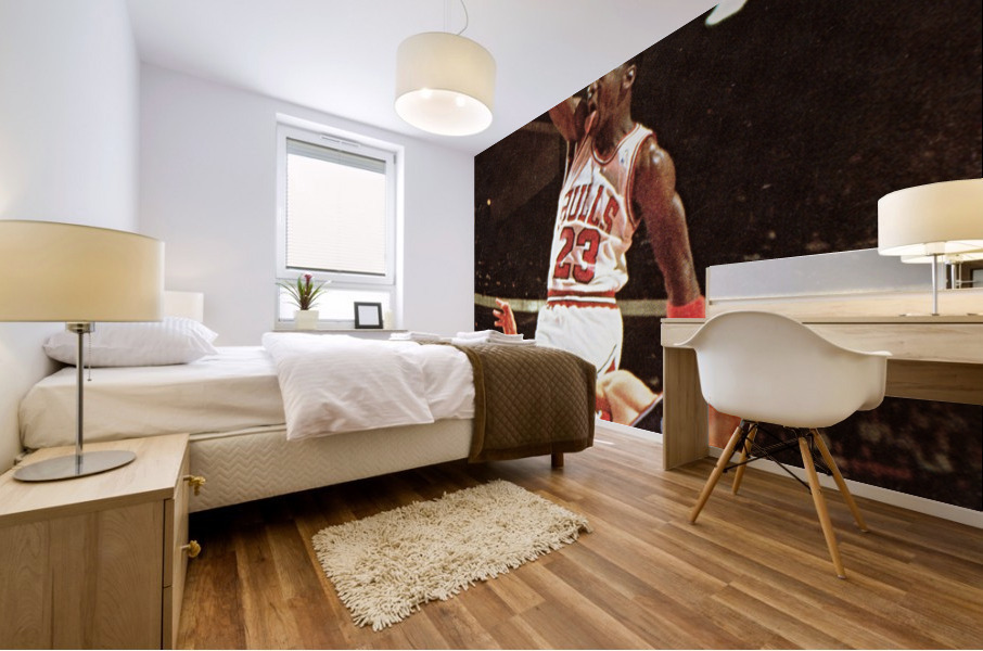 1987 Chicago Bulls Michael Jordan Art Mural print