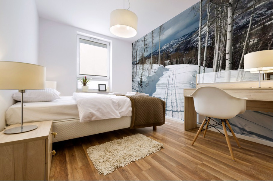 Cat Tracks Mural print