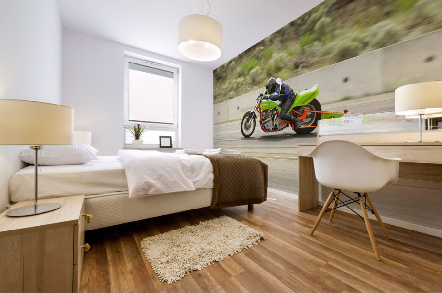 Lean Green Machine Mural print