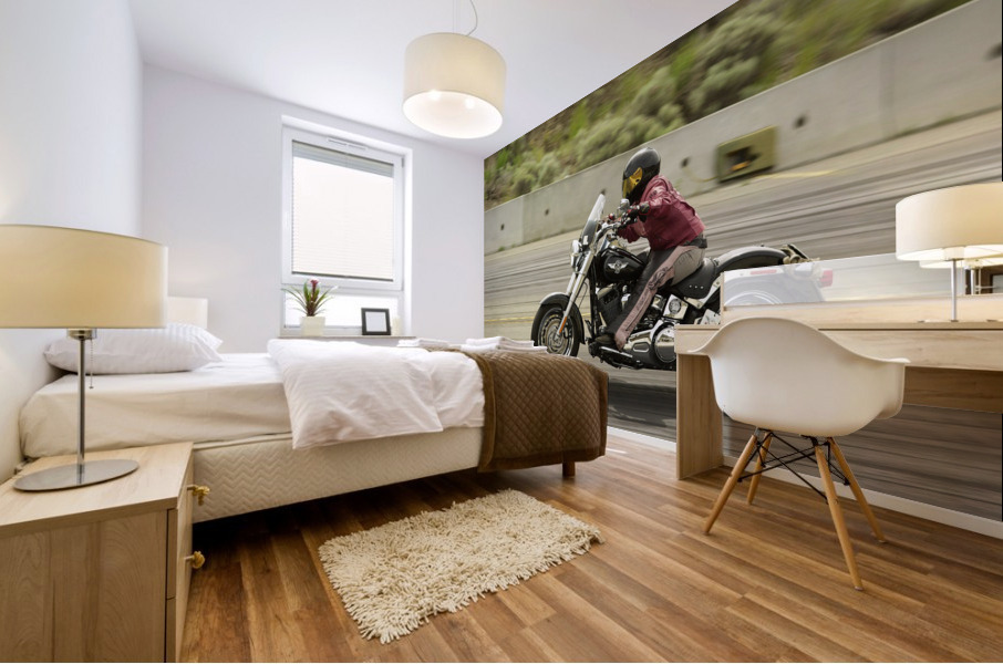 Hot Harley Mural print