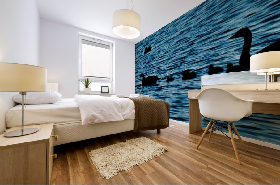 Swim Time Mural print