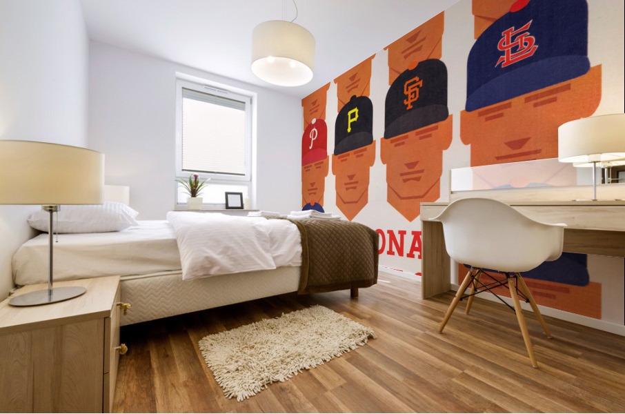 1962 Chicago Cubs Program Wall Art Mural print