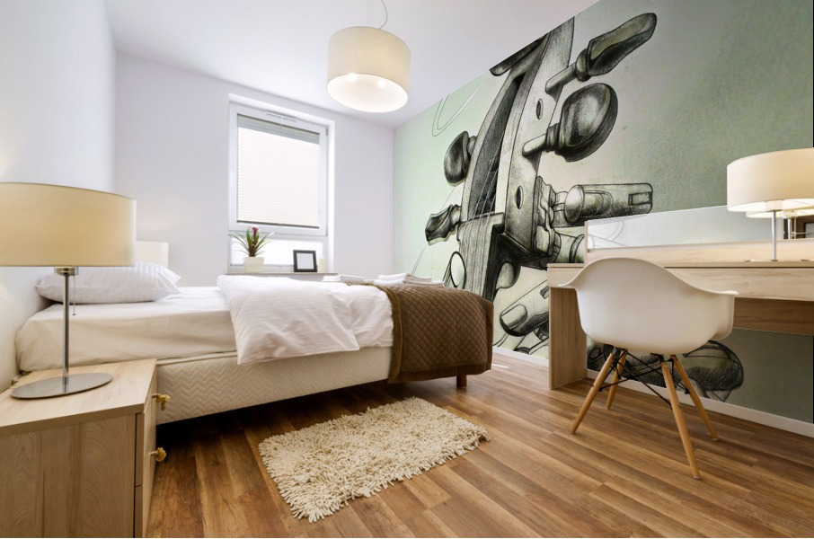 flautogiugno2020copia Mural print