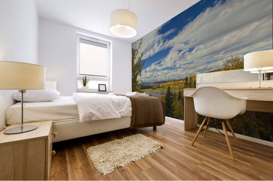 Halfway River Mural print